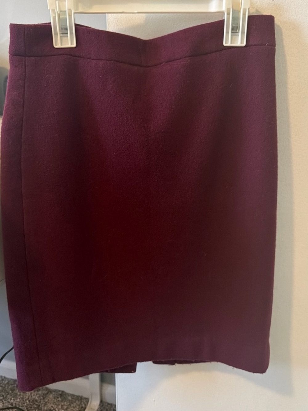 J. Crew Plum Pencil Skirt